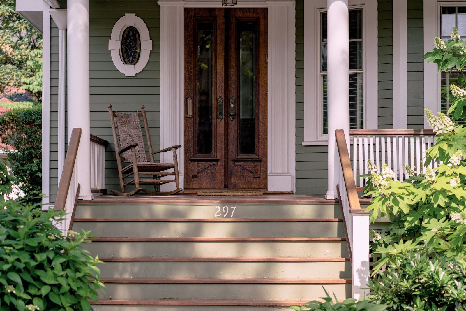 A Klassen entry door install, exterior view of a finished front door.